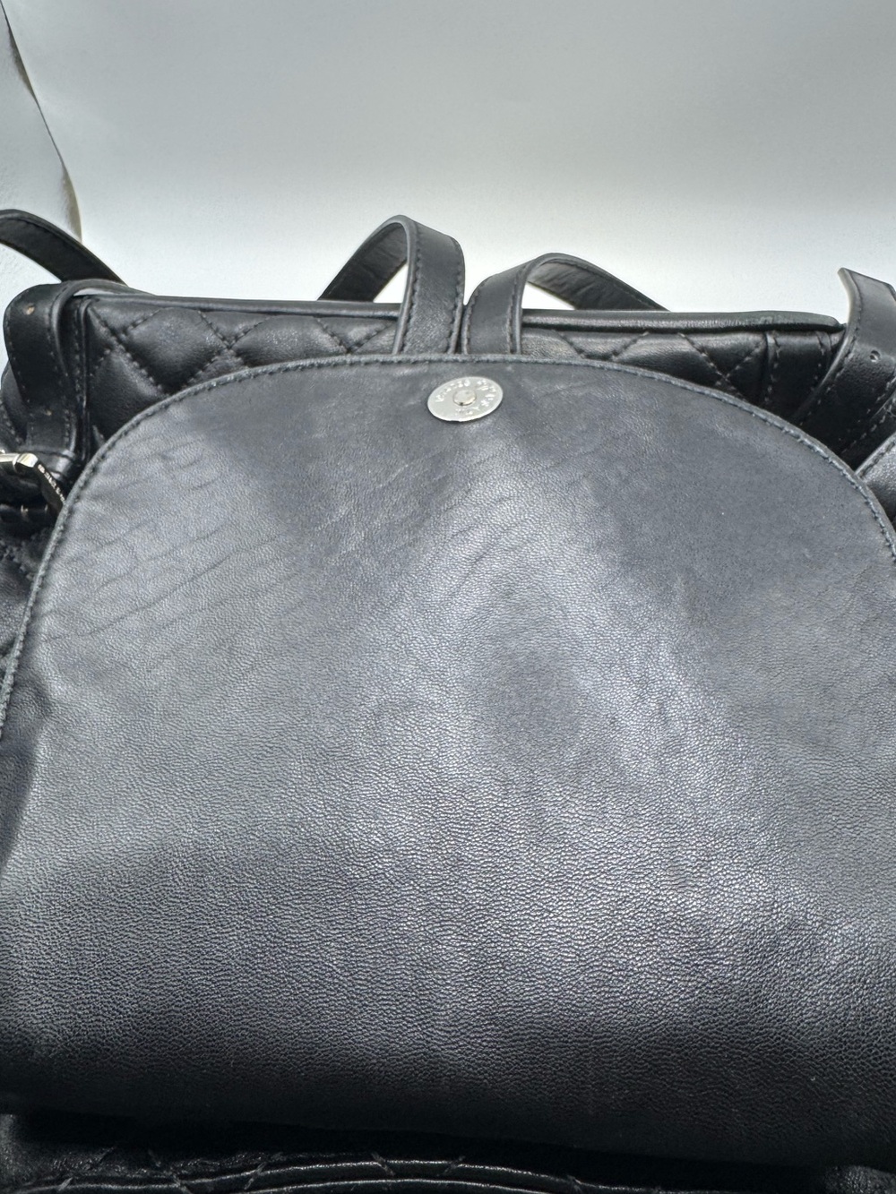 Michael Kors Cheyenne Quilted Drawstring Leather Backpack - Picture 12 of 14